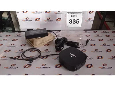 LOTE 335 - 01 DOCKING STATION HP HSN-IX02.(NOVO) (NO ESTADO EM QUE SE ENCONTRA. SUJEITO A AVARIAS OCULTAS/VISÍVEIS.)