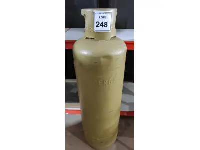 LOTE 248 - 01 BOTIJÃO DE GÁS VAZIO P45. (NO ESTADO EM QUE SE ENCONTRA. SUJEITO A AVARIAS OCULTAS/VISÍVEIS.)