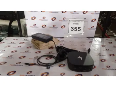 LOTE 355 - 01 DOCKING STATION HP HSN-IX02.(NOVO) (NO ESTADO EM QUE SE ENCONTRA. SUJEITO A AVARIAS OCULTAS/VISÍVEIS.)