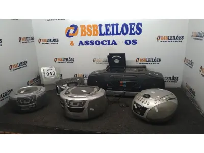 LOTE 013 - 04 MICROS SYSTEMS E 01 RÁDIO MARCAS E MODELOS DIVERSOS. (NO ESTADO) ATENÇÃO! FAZER A VISITAÇÃO ANTES DE ARREMATAR, NÃO SABEMOS SE FUNCIONA, LEILÃO NÃO TEM GARANTIA E NEM DEVOLUÇÃO, SUJEITO A POSSÍVEIS AVARIAS VISÍVEIS/OCULTAS E/OU AUSÊNCIA DE COMPONENTES.