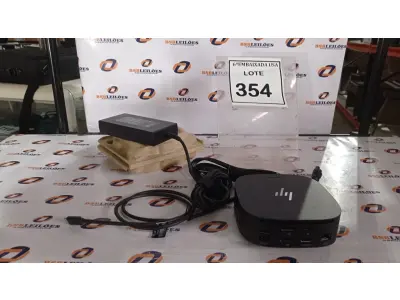 LOTE 354 - 01 DOCKING STATION HP HSN-IX02.(NOVO) (NO ESTADO EM QUE SE ENCONTRA. SUJEITO A AVARIAS OCULTAS/VISÍVEIS.)