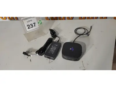 LOTE 237 - 01 DOCKING STATION HP HSN-IX02. (NOVO) (NO ESTADO EM QUE SE ENCONTRA. SUJEITO A AVARIAS OCULTAS/VISÍVEIS.)