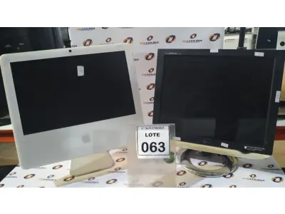 01 IMAC E 01 MONITOR MARCA LG. (NO ESTADO) ATENÇÃO! FAZER A VISITAÇÃO ANTES DE ARREMATAR, NÃO SABEMOS SE FUNCIONA, LEILÃO NÃO TEM GARANTIA E NEM DEVOLUÇÃO, SUJEITO A POSSÍVEIS AVARIAS VISÍVEIS/OCULTAS E/OU AUSÊNCIA DE COMPONENTES.