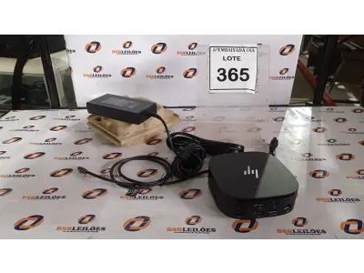 LOTE 365 - 01 DOCKING STATION HP HSN-IX02.(NOVO) (NO ESTADO EM QUE SE ENCONTRA. SUJEITO A AVARIAS OCULTAS/VISÍVEIS.)