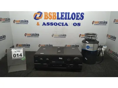 LOTE 014 - 01 RECEIVER MODELO AS-DX940 MARCA TECHNICS E 01 TRITURADOR DE RESÍDUOS. (NO ESTADO) ATENÇÃO! FAZER A VISITAÇÃO ANTES DE ARREMATAR, NÃO SABEMOS SE FUNCIONA, LEILÃO NÃO TEM GARANTIA E NEM DEVOLUÇÃO, SUJEITO A POSSÍVEIS AVARIAS VISÍVEIS/OCULTAS E/OU AUSÊNCIA DE COMPONENTES.