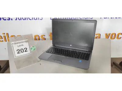 LOTE 202 - 01 NOTEBOOK HP PRO BOOK CORE I5 SEM FONTE. (NO ESTADO EM QUE SE ENCONTRA. SUJEITO A AVARIAS OCULTAS/VISÍVEIS.) CS457217