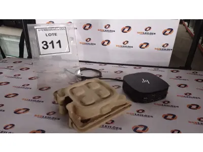 LOTE 311 - 01 DOCKING STATION HP HSN-IX02.(NOVO) (NO ESTADO EM QUE SE ENCONTRA. SUJEITO A AVARIAS OCULTAS/VISÍVEIS.)