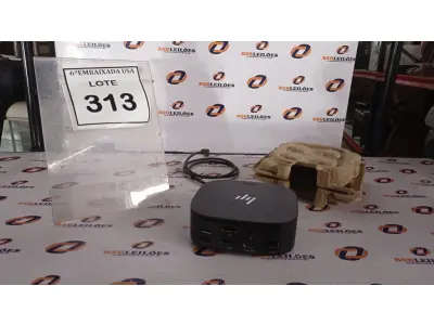 LOTE 313 - 01 DOCKING STATION HP HSN-IX02.(NOVO) (NO ESTADO EM QUE SE ENCONTRA. SUJEITO A AVARIAS OCULTAS/VISÍVEIS.)