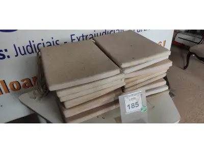 LOTE 185 - 01 LOTE COM ALMOFADAS PARA CADEIRAS DE DIVERSAS CORES E TAMANHOS. (NO ESTADO EM QUE SE ENCONTRA. SUJEITO A AVARIAS OCULTAS/VISÍVEIS.)