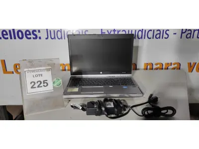LOTE 225 - 01 NOTEBOOK HP ELITE BOOK 8560P CORE I5 COM FONTE. (NO ESTADO EM QUE SE ENCONTRA. SUJEITO A AVARIAS OCULTAS/VISÍVEIS.) ICE00000189968