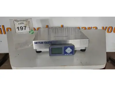 LOTE 197 - 01 BALANÇA METTLER TOLEDO. (NO ESTADO EM QUE SE ENCONTRA. SUJEITO A AVARIAS OCULTAS/VISÍVEIS.) SN: 67700666KV