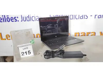 LOTE 215 - 01  NOTEBOOK HP ZBOOK CORE I7 7º GERAÇÃO. (NO ESTADO EM QUE SE ENCONTRA. SUJEITO A AVARIAS OCULTAS/VISÍVEIS.) ICE00000227668