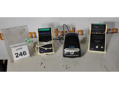 LOTE 246 - 03 ETIQUETADORAS. (NO ESTADO EM QUE SE ENCONTRA. SUJEITO A AVARIAS OCULTAS/VISÍVEIS.)