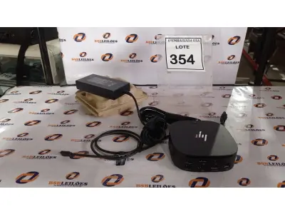 LOTE 354 - 01 DOCKING STATION HP HSN-IX02.(NOVO) (NO ESTADO EM QUE SE ENCONTRA. SUJEITO A AVARIAS OCULTAS/VISÍVEIS.)