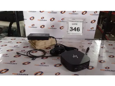 LOTE 346 - 01 DOCKING STATION HP HSN-IX02.(NOVO) (NO ESTADO EM QUE SE ENCONTRA. SUJEITO A AVARIAS OCULTAS/VISÍVEIS.)