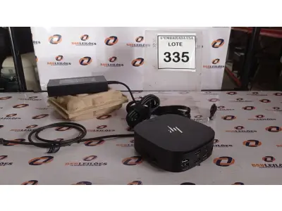 LOTE 335 - 01 DOCKING STATION HP HSN-IX02.(NOVO) (NO ESTADO EM QUE SE ENCONTRA. SUJEITO A AVARIAS OCULTAS/VISÍVEIS.)