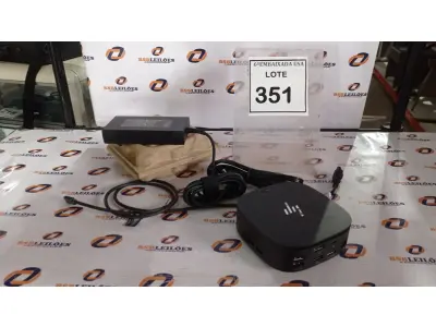 LOTE 351 - 01 DOCKING STATION HP HSN-IX02.(NOVO) (NO ESTADO EM QUE SE ENCONTRA. SUJEITO A AVARIAS OCULTAS/VISÍVEIS.)