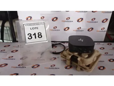 LOTE 318 - 01 DOCKING STATION HP HSN-IX02.(NOVO) (NO ESTADO EM QUE SE ENCONTRA. SUJEITO A AVARIAS OCULTAS/VISÍVEIS.)