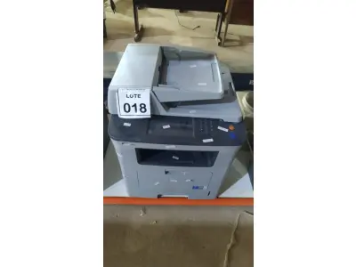 LOTE 018 - 01 IMPRESSORA MULTIFUNCIONAL MODELO SCX-5835NX MARCA SAMSUNG. (NO ESTADO) ATENÇÃO! FAZER A VISITAÇÃO ANTES DE ARREMATAR, NÃO SABEMOS SE FUNCIONA, LEILÃO NÃO TEM GARANTIA E NEM DEVOLUÇÃO, SUJEITO A POSSÍVEIS AVARIAS VISÍVEIS/OCULTAS E/OU AUSÊNCIA DE COMPONENTES.