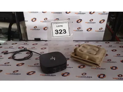 LOTE 323 - 01 DOCKING STATION HP HSN-IX02.(NOVO) (NO ESTADO EM QUE SE ENCONTRA. SUJEITO A AVARIAS OCULTAS/VISÍVEIS.)