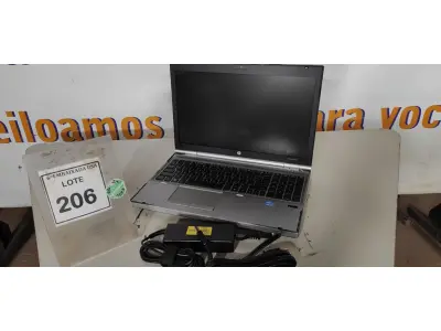 LOTE 206 - 01 NOTEBOOK HP  ELITE BOOK 8560P CORE I5 COM FONTE. (NO ESTADO EM QUE SE ENCONTRA. SUJEITO A AVARIAS OCULTAS/VISÍVEIS.) ICE00000189718