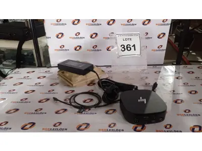 LOTE 361 - 01 DOCKING STATION HP HSN-IX02.(NOVO) (NO ESTADO EM QUE SE ENCONTRA. SUJEITO A AVARIAS OCULTAS/VISÍVEIS.)