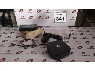LOTE 341 - 01 DOCKING STATION HP HSN-IX02.(NOVO) (NO ESTADO EM QUE SE ENCONTRA. SUJEITO A AVARIAS OCULTAS/VISÍVEIS.)