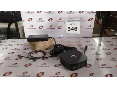 LOTE 346 - 01 DOCKING STATION HP HSN-IX02.(NOVO) (NO ESTADO EM QUE SE ENCONTRA. SUJEITO A AVARIAS OCULTAS/VISÍVEIS.)