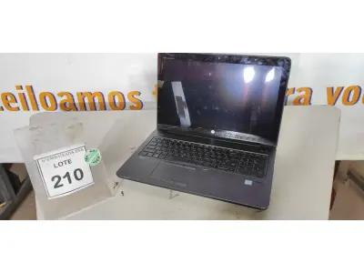 LOTE 210 - 01 NOTEBOOK HP ZBOOK CRE I7 7º GERAÇÃO SEM FONTE. (NO ESTADO EM QUE SE ENCONTRA. SUJEITO A AVARIAS OCULTAS/VISÍVEIS.) ICE00000227669