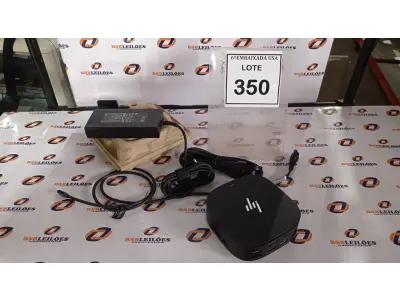 LOTE 350 - 01 DOCKING STATION HP HSN-IX02.(NOVO) (NO ESTADO EM QUE SE ENCONTRA. SUJEITO A AVARIAS OCULTAS/VISÍVEIS.)