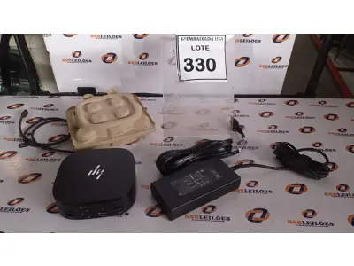 LOTE 330 - 01 DOCKING STATION HP HSN-IX02.(NOVO) (NO ESTADO EM QUE SE ENCONTRA. SUJEITO A AVARIAS OCULTAS/VISÍVEIS.)