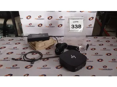 LOTE 338 - 01 DOCKING STATION HP HSN-IX02.(NOVO) (NO ESTADO EM QUE SE ENCONTRA. SUJEITO A AVARIAS OCULTAS/VISÍVEIS.)