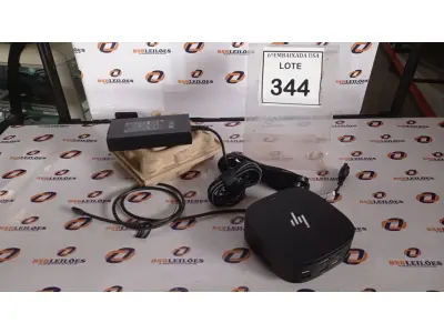 LOTE 344 - 01 DOCKING STATION HP HSN-IX02.(NOVO) (NO ESTADO EM QUE SE ENCONTRA. SUJEITO A AVARIAS OCULTAS/VISÍVEIS.)