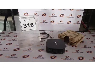 LOTE 316 - 01 DOCKING STATION HP HSN-IX02.(NOVO) (NO ESTADO EM QUE SE ENCONTRA. SUJEITO A AVARIAS OCULTAS/VISÍVEIS.)