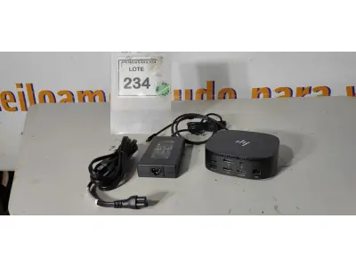 LOTE 234 - 01 DOCKING STATION HP HSN-IX02. (NOVO) (NO ESTADO EM QUE SE ENCONTRA. SUJEITO A AVARIAS OCULTAS/VISÍVEIS.)