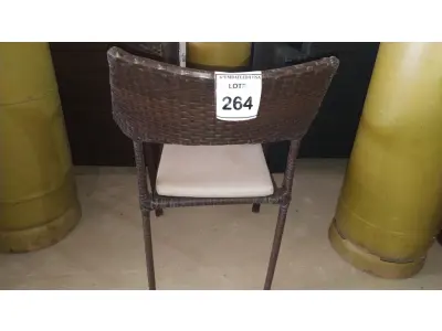 LOTE 264 - 01 CADEIRA DE JARDIM. (NO ESTADO EM QUE SE ENCONTRA. SUJEITO A AVARIAS OCULTAS/VISÍVEIS.) BH1647A