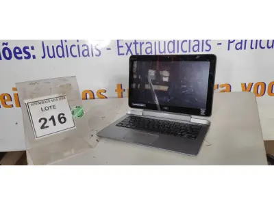 LOTE 216 - 01 NOTEBOOK HP PRO X2 CORE I5 SEM FONTE . (NO ESTADO EM QUE SE ENCONTRA. SUJEITO A AVARIAS OCULTAS/VISÍVEIS.) ICE00000158917