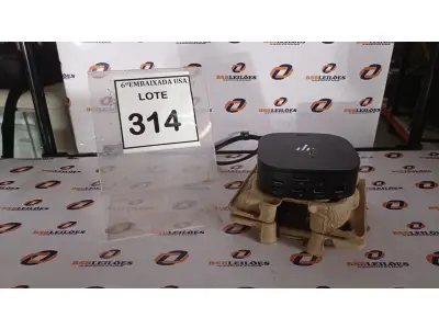 LOTE 314 - 01 DOCKING STATION HP HSN-IX02.(NOVO) (NO ESTADO EM QUE SE ENCONTRA. SUJEITO A AVARIAS OCULTAS/VISÍVEIS.)