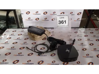 LOTE 361 - 01 DOCKING STATION HP HSN-IX02.(NOVO) (NO ESTADO EM QUE SE ENCONTRA. SUJEITO A AVARIAS OCULTAS/VISÍVEIS.)