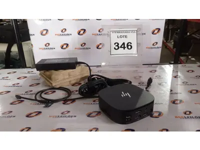 LOTE 346 - 01 DOCKING STATION HP HSN-IX02.(NOVO) (NO ESTADO EM QUE SE ENCONTRA. SUJEITO A AVARIAS OCULTAS/VISÍVEIS.)