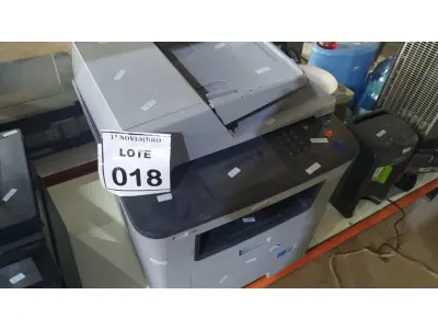 LOTE 018 - 01 IMPRESSORA MULTIFUNCIONAL MODELO SCX-5835NX MARCA SAMSUNG. (NO ESTADO) ATENÇÃO! FAZER A VISITAÇÃO ANTES DE ARREMATAR, NÃO SABEMOS SE FUNCIONA, LEILÃO NÃO TEM GARANTIA E NEM DEVOLUÇÃO, SUJEITO A POSSÍVEIS AVARIAS VISÍVEIS/OCULTAS E/OU AUSÊNCIA DE COMPONENTES.