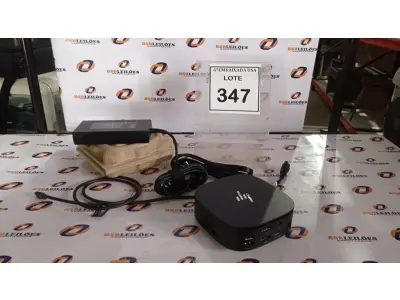 LOTE 347 - 01 DOCKING STATION HP HSN-IX02.(NOVO) (NO ESTADO EM QUE SE ENCONTRA. SUJEITO A AVARIAS OCULTAS/VISÍVEIS.)
