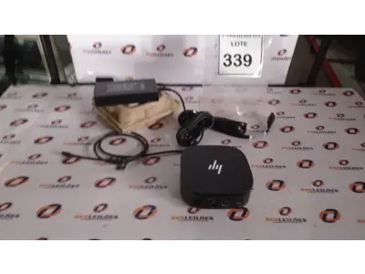 LOTE 339 - 01 DOCKING STATION HP HSN-IX02.(NOVO) (NO ESTADO EM QUE SE ENCONTRA. SUJEITO A AVARIAS OCULTAS/VISÍVEIS.)