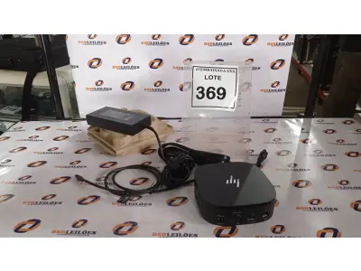 LOTE 369 - 01 DOCKING STATION HP HSN-IX02.(NOVO) (NO ESTADO EM QUE SE ENCONTRA. SUJEITO A AVARIAS OCULTAS/VISÍVEIS.)
