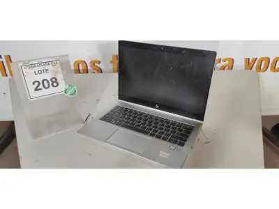 LOTE 208 - 01 NOTEBOOK HP ELITEBOOK CORE I5 8º GERAÇÃO SEM FONTE. (NO ESTADO EM QUE SE ENCONTRA. SUJEITO A AVARIAS OCULTAS/VISÍVEIS.) ICE00000237296