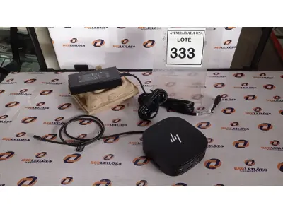 LOTE 333 - 01 DOCKING STATION HP HSN-IX02.(NOVO) (NO ESTADO EM QUE SE ENCONTRA. SUJEITO A AVARIAS OCULTAS/VISÍVEIS.)