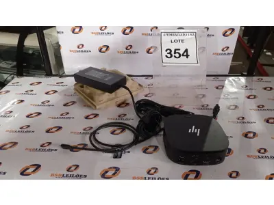 LOTE 354 - 01 DOCKING STATION HP HSN-IX02.(NOVO) (NO ESTADO EM QUE SE ENCONTRA. SUJEITO A AVARIAS OCULTAS/VISÍVEIS.)