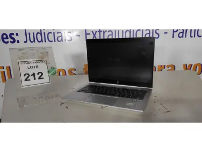 LOTE 212 - 01 NOTEBOOK HP ELITE BOOK CORE I5 8º GERAÇÃO SEM FONTE. (NO ESTADO EM QUE SE ENCONTRA. SUJEITO A AVARIAS OCULTAS/VISÍVEIS.) ICE00000237298