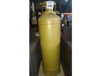 LOTE 145 - 01 BOTIJÃO DE GÁS VAZIO P45. (NO ESTADO EM QUE SE ENCONTRA. SUJEITO A AVARIAS OCULTAS/VISÍVEIS.)