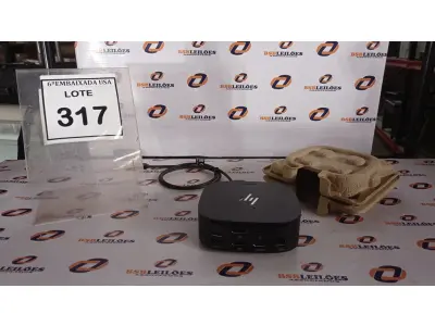 LOTE 317 - 01 DOCKING STATION HP HSN-IX02.(NOVO) (NO ESTADO EM QUE SE ENCONTRA. SUJEITO A AVARIAS OCULTAS/VISÍVEIS.)